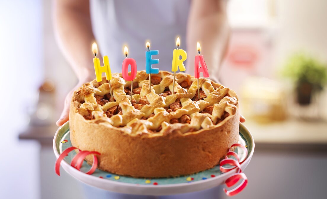 Verjaardag appeltaart