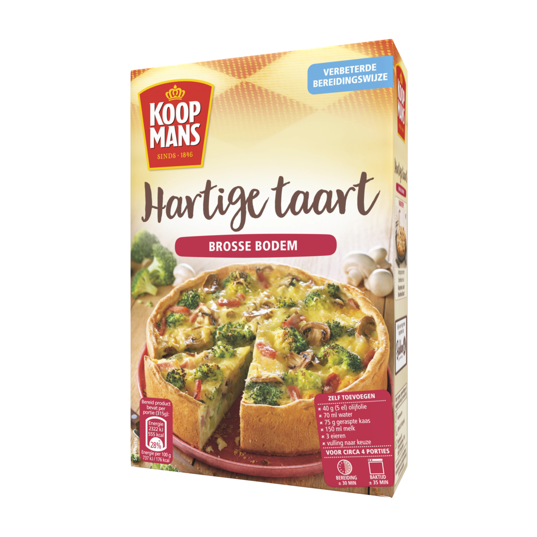 Hartige taart bodem
