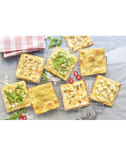 3x mini pizza's zonder vlees