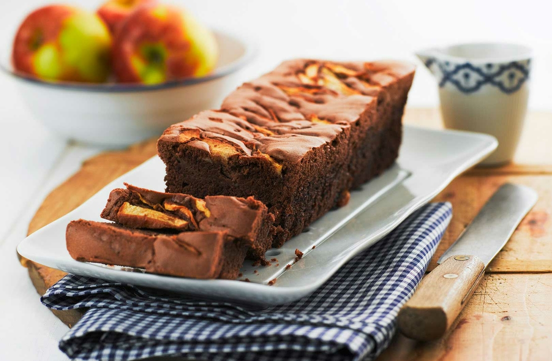 Appel-chocoladecake