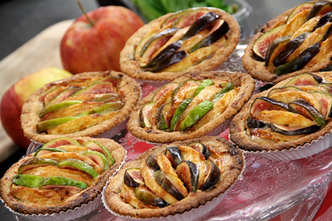 Kleine appeltaartjes met vijgen van Hadewych