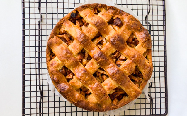 Appeltaart met abrikozen van Hadewych