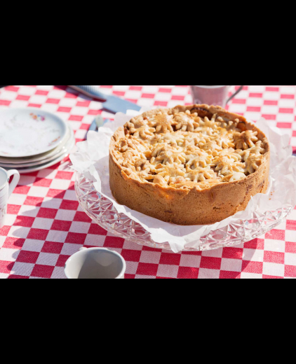 Appelperentaart met fudge van Saakje