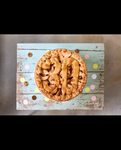Appeltaart met cijfers