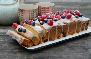 Boerencake met zomerfruit