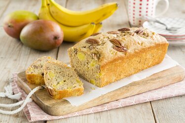 Bananenbrood met mango