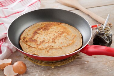 Boekweitpannenkoeken met appelstroop
