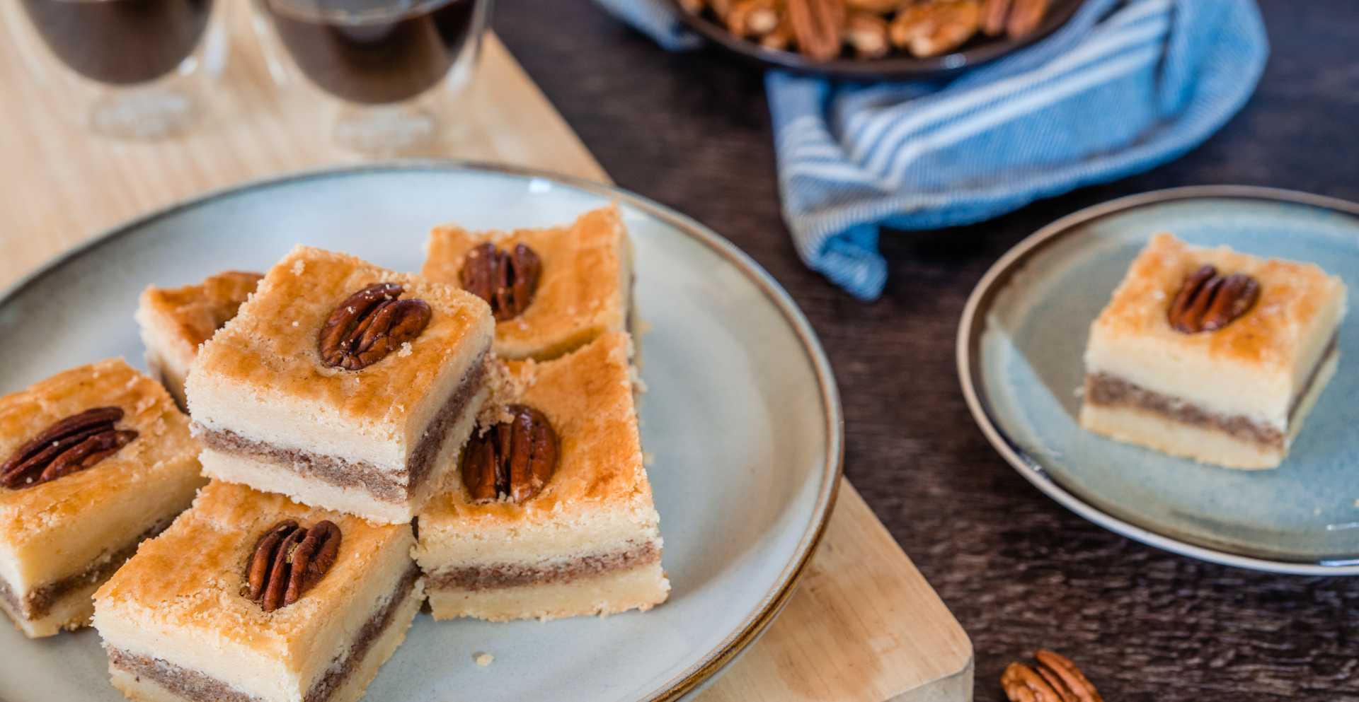 Boterkoek met pecannoten