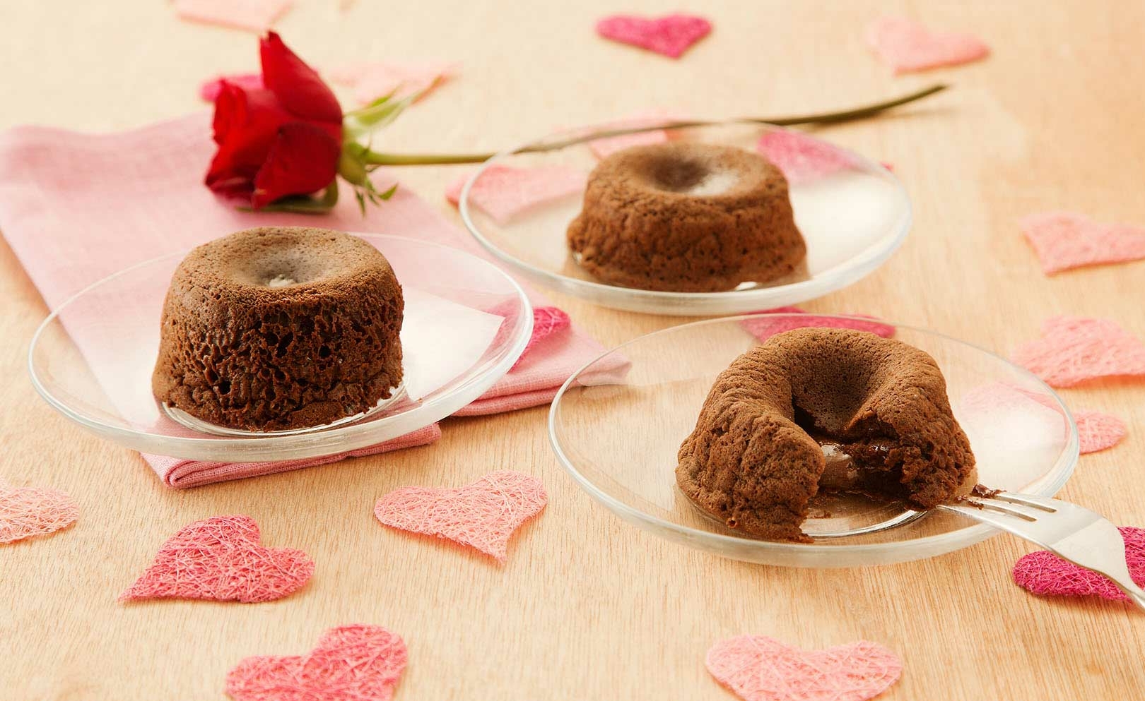 Choco cakejes met vloeibare vulling