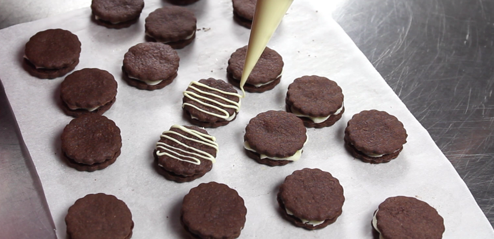 Versierde chocoladekoekjes van Saakje