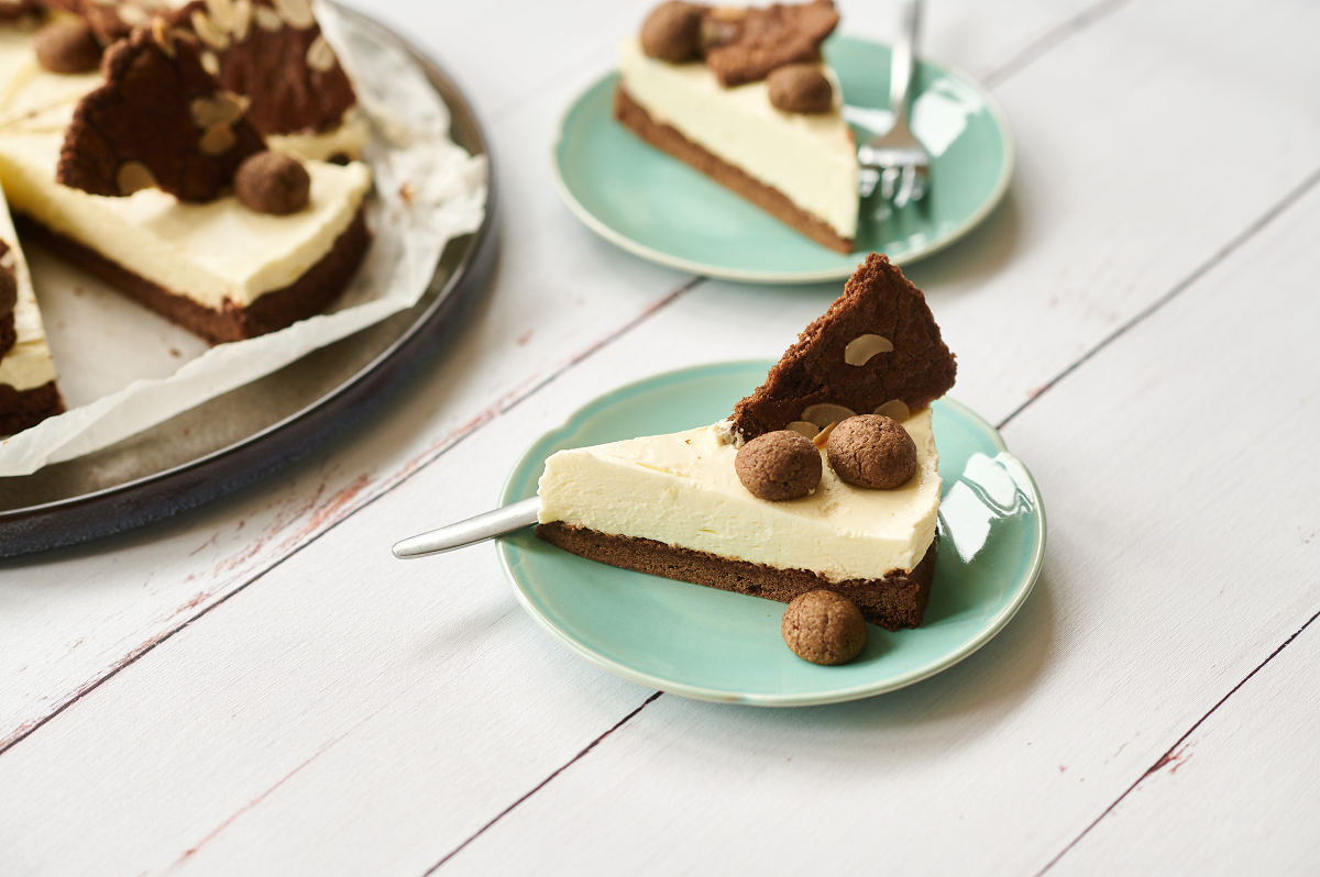 Recept Cheesecake met speculaasbodem