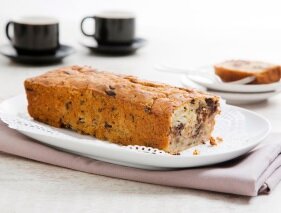 Cake met peer en chocolade