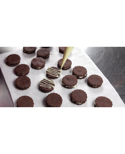 Versierde chocoladekoekjes van Saakje
