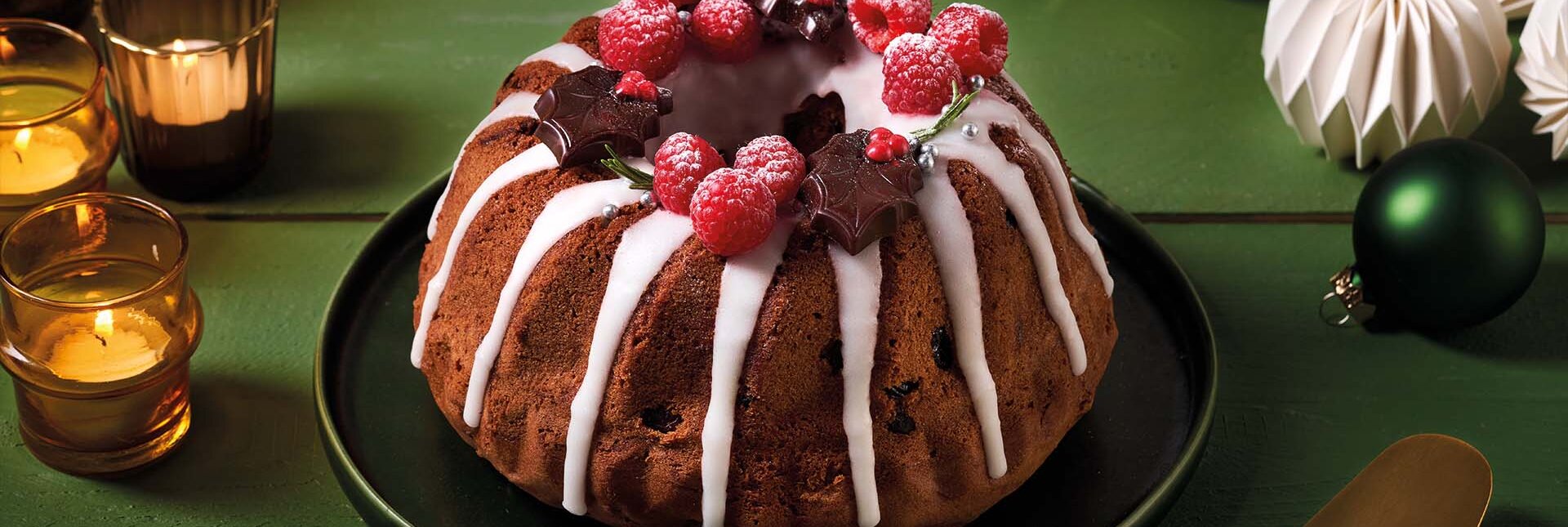 Chocolade kersttulband