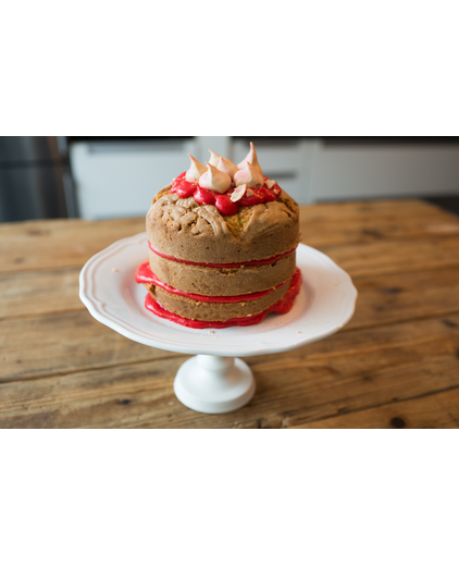 Boerencake met Red Velvet Crème van Danna