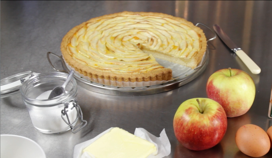 Franse appeltaart met frangipane van Saakje