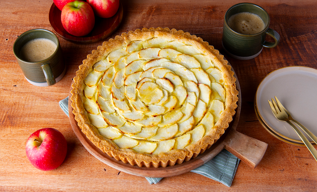 Franse appeltaart met frangipane van Saakje