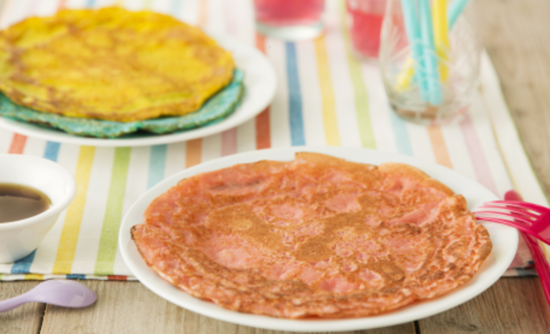 Gekleurde Feest Pannenkoeken