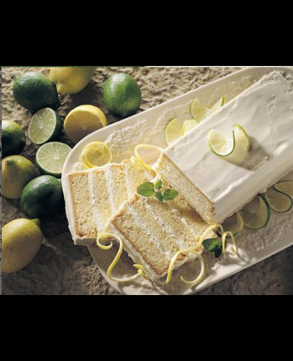Gevulde citroencake