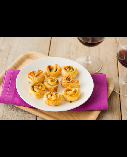 Hapjes met bacon en peterselie