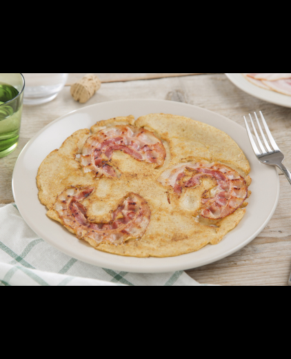 Havermout pannenkoek met spek