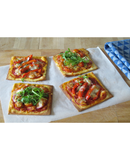 Mini pizza's voor hem en haar van Hadewych