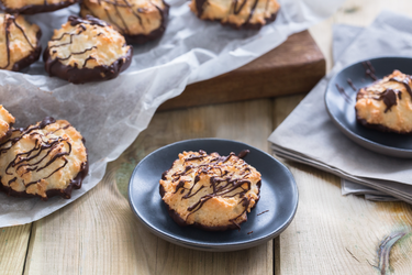 Kokosmakronen met chocolade