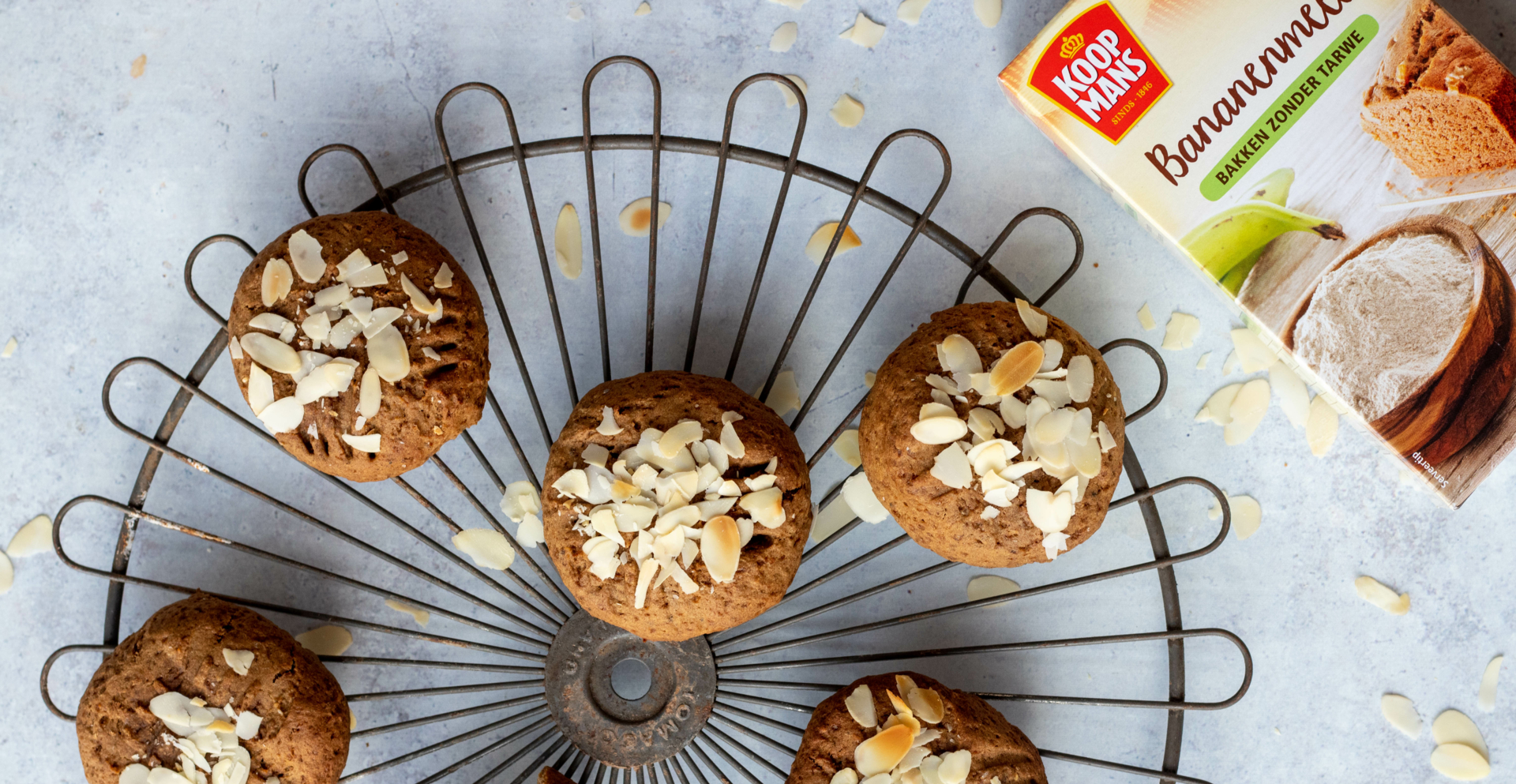 Vegan bananenkoekjes