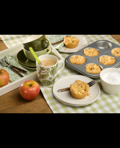 Kruimelige appelkoeken