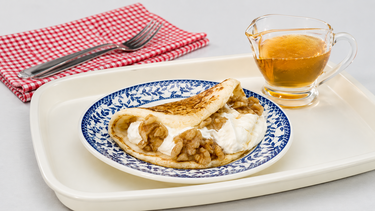 Noten-honing pannenkoekjes
