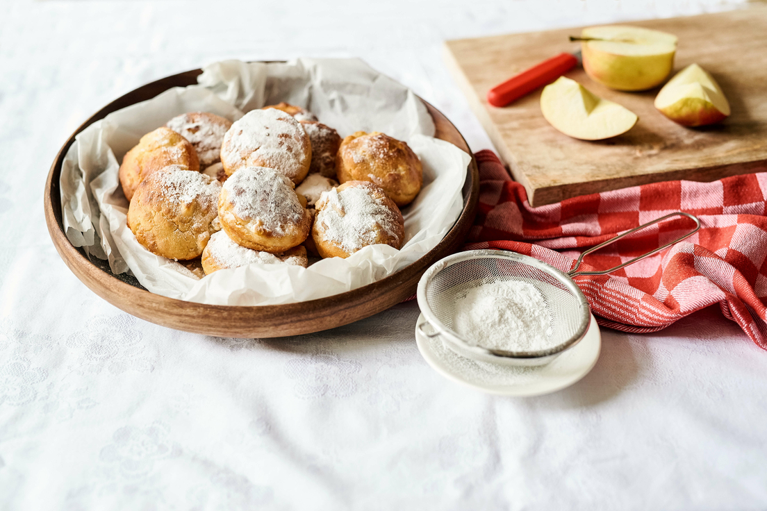 Oliebollen uit de oven met appel | Oviebollen