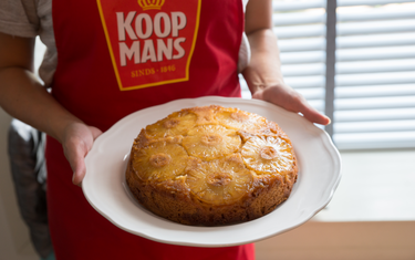 Omgekeerde stroopwafelcake met ananas van Danna