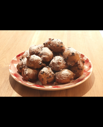 Oliebollen zonder melk