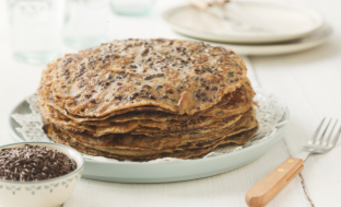 Pannenkoek stracciatella