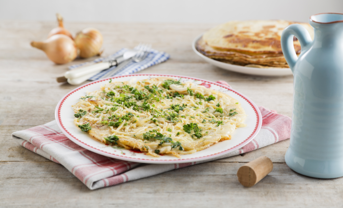 Pannenkoek met kaas