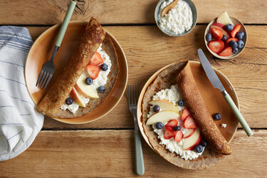 Pannenkoeken met bananenmeel