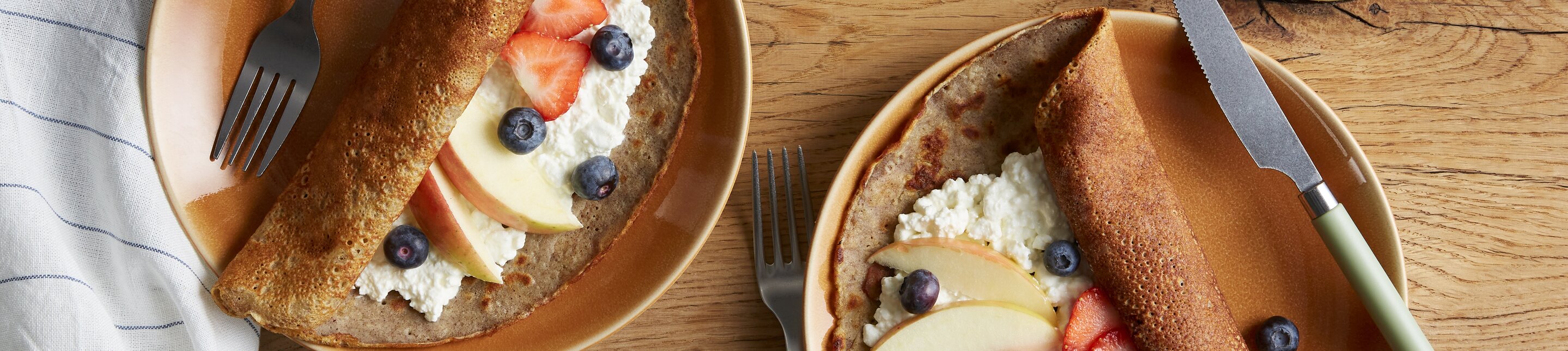 Pannenkoeken met bananenmeel