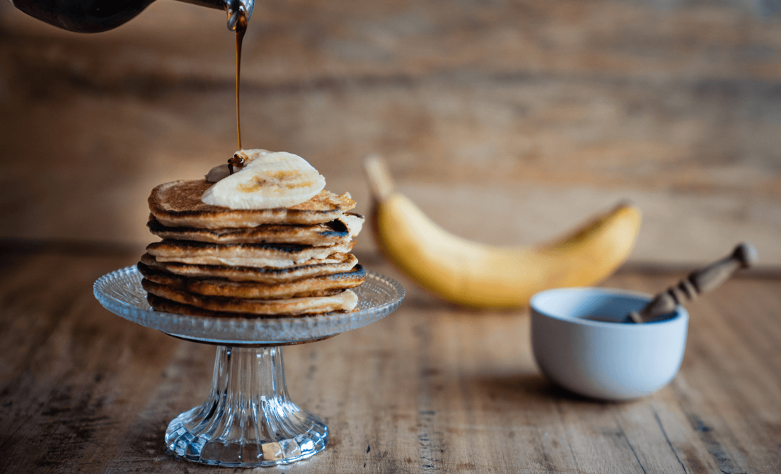 Pannenkoeken met banaan
