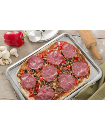 Hartig Salami-paprikabrood in de broodbakmachine