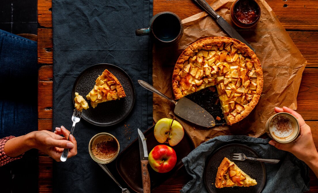 Romige appeltaart
