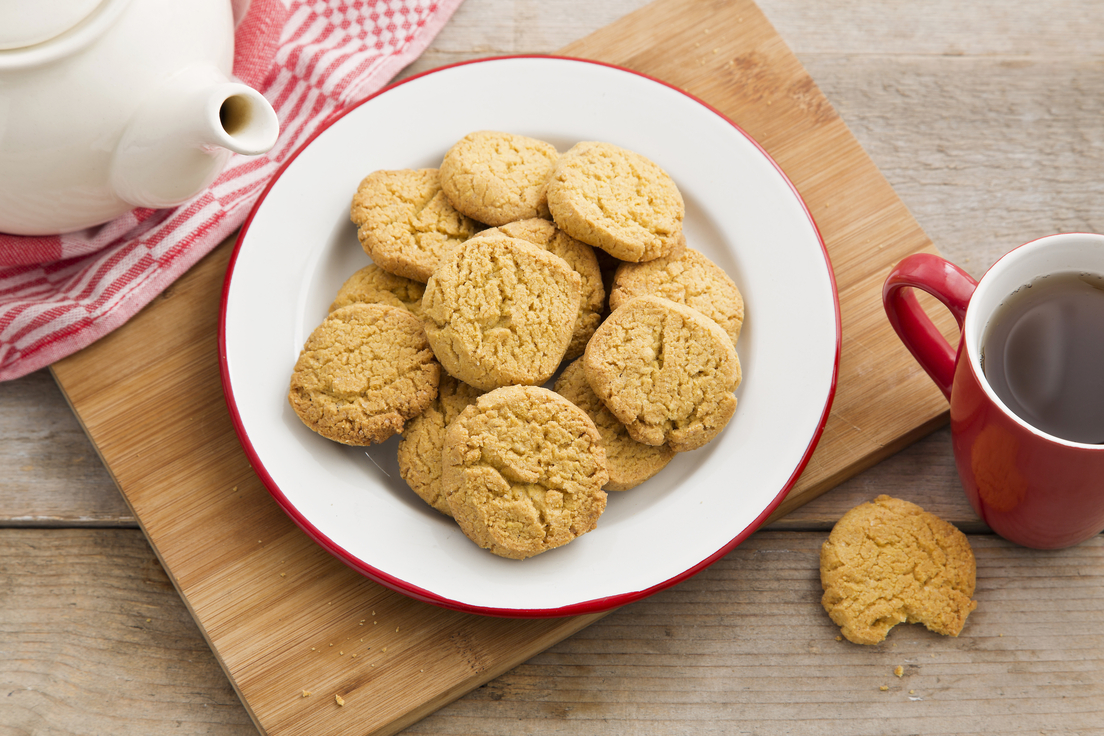 Koekjes van Zelfrijzend Amandelbakmeel (glutenvrij)