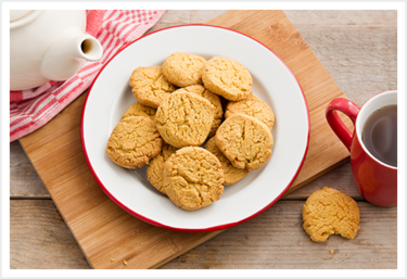 Koekjes van Zelfrijzend Amandelbakmeel (glutenvrij)