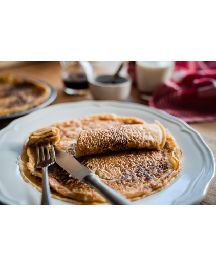 Pannenkoeken zonder ei (voor kinderen met een allergie voor kippeneiwit)