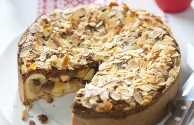 Speculaastaart met appel