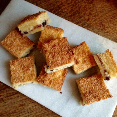 Boterkoek met kokos van Saakje