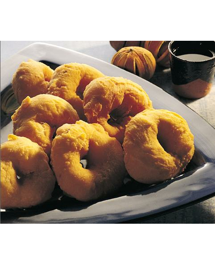 Sinaasappelbeignets met honingsiroop