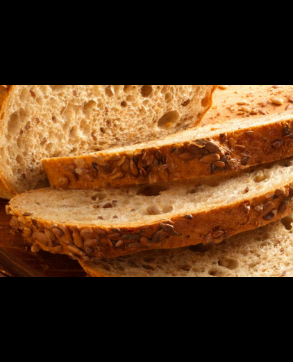 Sesam-honingbrood in de broodbakmachine