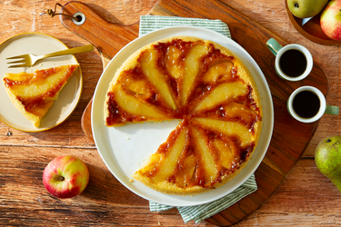 Tarte tatin met appel en peer