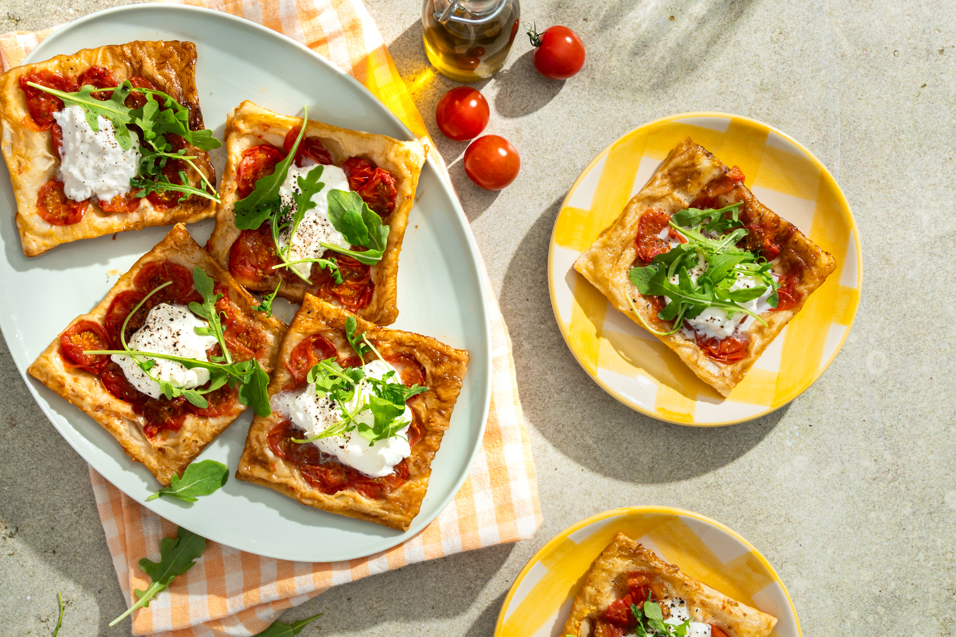 Tomaten tarte tatin