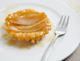 Tarte tatin van peer